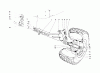 Toro 55302 (950) - 950 Suburban Lawn Tractor, 1971 (1000001-1999999) Pièces détachées FRONT AXLE ASSEMBLY