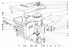 Toro 57051 - 25" Lawn Tractor, 1969 (9000001-9999999) Listas de piezas de repuesto y dibujos 905 AND 910 HOOD AND ENGINE ASSEMBLY