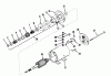 Toro 57204 - 32" Lawn Tractor, 1970 (0000001-0999999) Listas de piezas de repuesto y dibujos MODEL 29965 STARTER MOTOR ASSEMBLY (ELECTRIC)