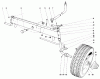 Toro 57111 - 32" Lawn Tractor, 1971 (1000001-1999999) Ersatzteile FRONT AXLE ASSEMBLY