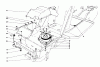 Toro 57300 (8-32) - 8-32 Front Engine Rider, 1984 (4000001-4999999) Pièces détachées CLUTCH & PULLEY ASSEMBLY