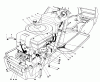 Toro 57300 (8-32) - 8-32 Front Engine Rider, 1984 (4000001-4999999) Pièces détachées ENGINE ASSEMBLY MODEL 57360