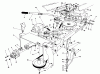 Toro 57300 (8-32) - 8-32 Front Engine Rider, 1984 (4000001-4999999) Pièces détachées FRAME & PULLEY ASSEMBLY 36" SNOWTHROWER ATTACHMENT MODEL NO. 59160 (OPTIONAL)