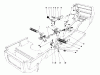 Toro 57305 - 32" Lawn Tractor, 1978 (8000001-8999999) Pièces détachées BRAKE & CLUTCH PEDAL ASSEMBLY