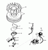 Toro 57305 - 32" Lawn Tractor, 1978 (8000001-8999999) Pièces détachées MAGNETO NO. 610842
