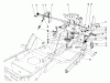 Toro 57305 - 32" Lawn Tractor, 1978 (8000001-8999999) Pièces détachées SHIFT & CLUTCH ASSEMBLY