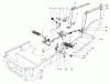 Toro 57356 (11-42) - 11-42 Lawn Tractor, 1978 (8000001-8999999) Pièces détachées BRAKE & CLUTCH PEDAL ASSEMBLY