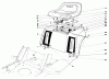 Toro 57356 (11-42) - 11-42 Lawn Tractor, 1978 (8000001-8999999) Pièces détachées REAR BODY & SEAT ASSEMBLY