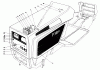 Toro 57356 (11-42) - 11-42 Lawn Tractor, 1979 (9000001-9999999) Pièces détachées HOOD ASSEMBLY