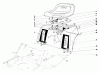 Toro 57356 (11-42) - 11-42 Lawn Tractor, 1979 (9000001-9999999) Pièces détachées REAR BODY & SEAT ASSEMBLY