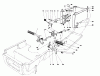 Toro 57357 (11-44) - 11-44 Lawn Tractor, 1981 (1000001-1999999) Listas de piezas de repuesto y dibujos BRAKE & CLUTCH PEDAL ASSEMBLY