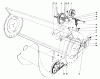 Toro 57356 (11-42) - 11-42 Lawn Tractor, 1983 (3000001-3999999) Pièces détachées 36" SNOWTHROWER ATTACHMENT MODEL 59136 (OPTIONAL) #2