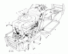 Toro 57357 (11-44) - 11-44 Lawn Tractor, 1985 (5000001-5999999) Pièces détachées ENGINE ASSEMBLY
