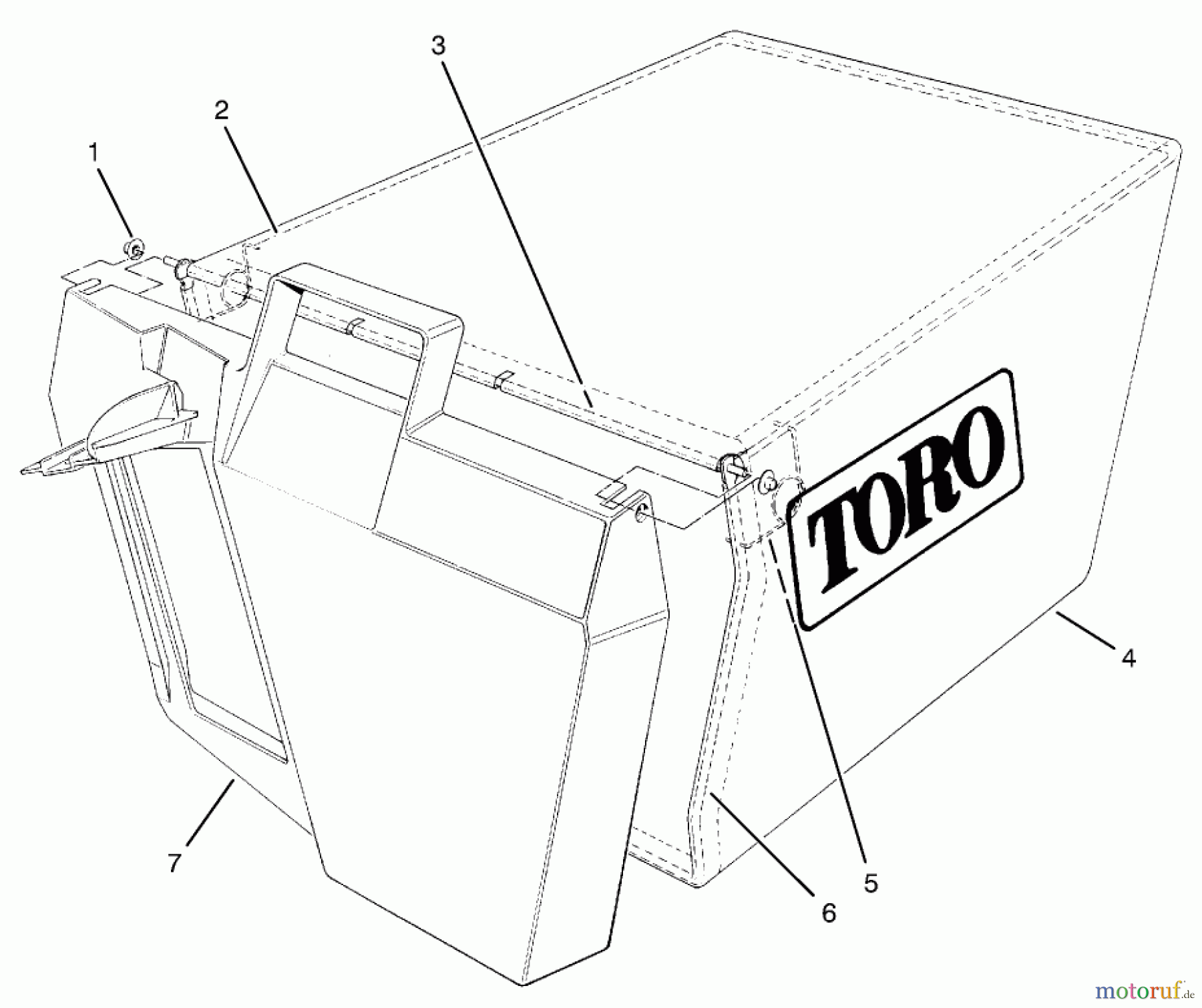  Toro Neu Accessories, Mower 59193 - Toro Rear Bag Kit, 21