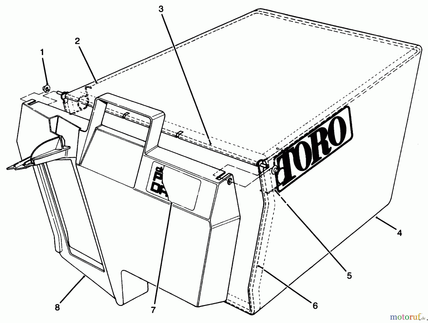  Toro Neu Accessories, Mower 59195 - Toro Rear Bag Kit, 21