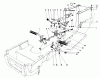 Toro 57360 (11-32) - 11-32 Lawn Tractor, 1986 (6000001-6999999) Pièces détachées BRAKE & CLUTCH PEDAL ASSEMBLY