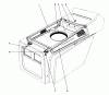 Toro 57360 (11-32) - 11-32 Lawn Tractor, 1986 (6000001-6999999) Pièces détachées HOOD DUCT ASSEMBLY