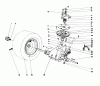 Toro 57360 (11-32) - 11-32 Lawn Tractor, 1986 (6000001-6999999) Pièces détachées TRANSAXLE & CLUTCH ASSEMBLY