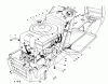 Toro 57360 (11-32) - 11-32 Lawn Tractor, 1987 (7000001-7999999) Pièces détachées ENGINE ASSEMBLY