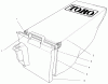 Toro 59279 - Bagging Kit, 18" Recycler Mower Pièces détachées BAG ASSEMBLY