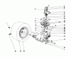 Toro 57375 - 8 hp Front Engine Rider, 1980 (0000001-0999999) Pièces détachées TRANSAXLE & CLUTCH ASSEMBLY