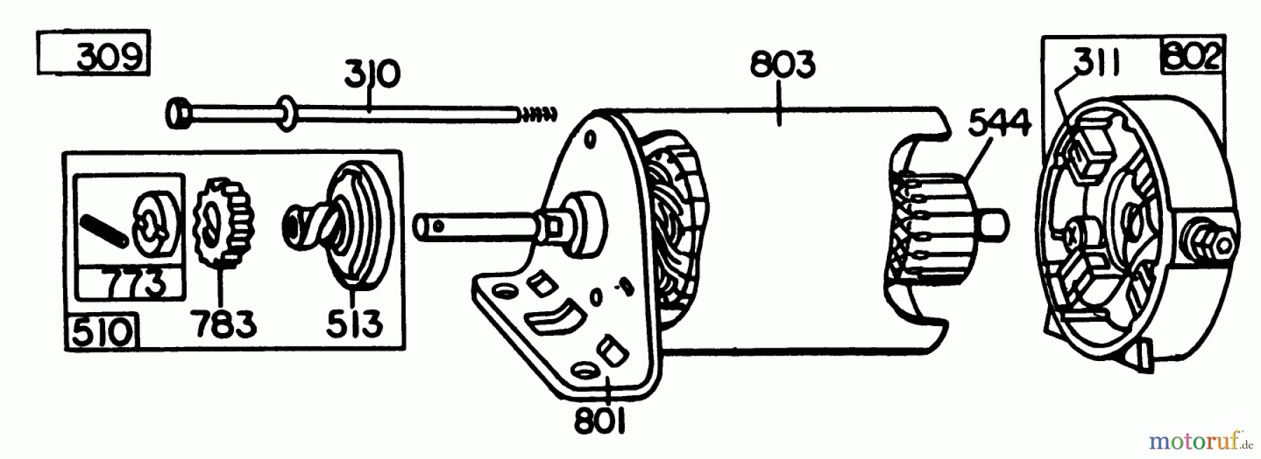 Toro Neu Mowers, Lawn & Garden Tractor Seite 1 57380 - Toro 8 hp Front Engine Rider, 1980 (0000001-0999999) BRIGGS & STRATTON MODEL 191707-5641-01 (MODEL 57380) #2