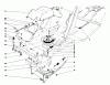 Toro 57385 - 11 hp Front Engine Rider, 1981 (1000001-1999999) Pièces détachées CLUTCH & ACTUATOR ASSEMBLY
