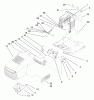 Toro 71189 (12-32XL) - 12-32XL Lawn Tractor, 1997 (7900001-7999999) Listas de piezas de repuesto y dibujos HOOD ASSEMBLY