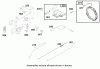 Toro 71190 (13-38XL) - 13-38XL Lawn Tractor, 1998 (8900001-8999999) Pièces détachées ENGINE BRIGGS & STRATTON MODEL 28M707-1122-E1 #6