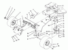 Toro 71213 (13-38HXL) - 13-38HXL Lawn Tractor, 1994 (4900001-4999999) Pièces détachées FRONT AXLE ASSEMBLY