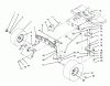Toro 71191 (13-38HXL) - 13-38HXL Lawn Tractor, 1995 (5910001-5999999) Pièces détachées FRONT AXLE ASSEMBLY