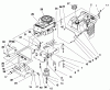 Toro 71216 (15-44HXL) - 15-44HXL Lawn Tractor, 1995 (59000001-59999999) Listas de piezas de repuesto y dibujos ENGINE ASSEMBLY