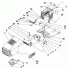 Toro 71216 (15-44HXL) - 15-44HXL Lawn Tractor, 1995 (59000001-59999999) Listas de piezas de repuesto y dibujos HOOD ASSEMBLY