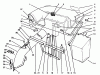 Toro 79101 - 38" Twin Bagger, XL, 1993 (3900001-3999999) Listas de piezas de repuesto y dibujos GRASS CATCHER ASSEMBLY