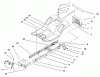 Toro 71217 (14-38HXL) - 14-38HXL Lawn Tractor, 1996 (6900001-6999999) Listas de piezas de repuesto y dibujos FRAME & BODY ASSEMBLY