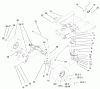 Toro 71197 (17-44HXL) - 17-44HXL Lawn Tractor, 1999 (9900001-9999999) Pièces détachées STEERING COMPONENTS ASSEMBLY