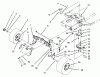 Toro 71200 (12-32XL) - 12-32XL Lawn Tractor, 1995 (5900001-5910000) Pièces détachées FRONT AXLE ASSEMBLY
