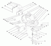 Toro 71208 (13-38XL) - 13-38XL Lawn Tractor, 1998 (8900001-8999999) Listas de piezas de repuesto y dibujos DECK ASSEMBLY (38" CUTTING UNIT)