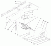 Toro 71208 (13-38XL) - 13-38XL Lawn Tractor, 1998 (8900001-8999999) Listas de piezas de repuesto y dibujos TRANSAXLE ASSEMBLY