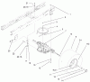 Toro 71209 (13-32XLE) - 13-32XLE Lawn Tractor, 2001 (210000001-210999999) Pièces détachées 5 SPEED TRANSAXLE ASSEMBLY