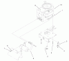 Toro 71209 (13-32XLE) - 13-32XLE Lawn Tractor, 2001 (210000001-210999999) Pièces détachées ENGINE SYSTEM COMPONENTS ASSEMBLY