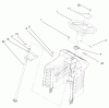 Toro 71209 (13-32XLE) - 13-32XLE Lawn Tractor, 2001 (210000001-210999999) Pièces détachées FIXED STEERING ASSEMBLY
