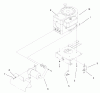 Toro 71209 (13-32XLE) - 13-32XLE Lawn Tractor, 2002 (220010001-220999999) Pièces détachées ENGINE SYSTEM COMPONENTS ASSEMBLY