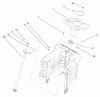 Toro 71209 (13-32XLE) - 13-32XLE Lawn Tractor, 2002 (220010001-220999999) Pièces détachées FIXED STEERING ASSEMBLY