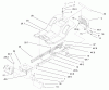 Toro 71209 (13-32XLE) - 13-32XLE Lawn Tractor, 2002 (220010001-220999999) Pièces détachées FRAME & BODY ASSEMBLY