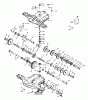 Toro 71209 (13-32XLE) - 13-32XLE Lawn Tractor, 2002 (220010001-220999999) Pièces détachées PEERLESS TRANSAXLE MODEL MST 205-509