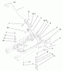 Toro 71209 (13-32XLE) - 13-32XLE Lawn Tractor, 2002 (220010001-220999999) Pièces détachées SHIFTING COMPONENTS ASSEMBLY
