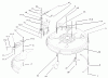 Toro 71209 (13-32XLE) - 13-32XLE Lawn Tractor, 2003 (230000001-230999999) Pièces détachées 32IN DECK COMPONENTS ASSEMBLY