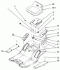 Toro 71218 (16-44HXL) - 16-44HXL Lawn Tractor, 1996 (6900001-6999999) Pièces détachées SEAT ASSEMBLY