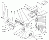 Toro 71226 (16-38XLE) - 16-38XLE Lawn Tractor, 2002 (220010001-220999999) Pièces détachées STEERING ASSEMBLY